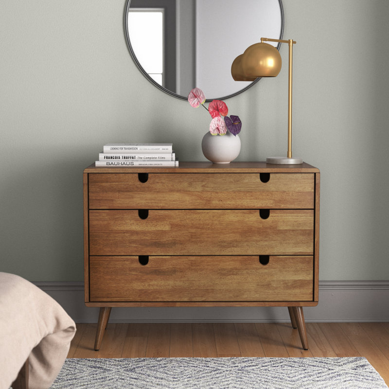 Mercury Row Etter 3 Drawer Dresser Reviews Wayfair